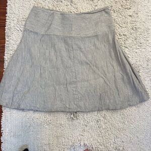 CAbi Light Gray Mini Skirt